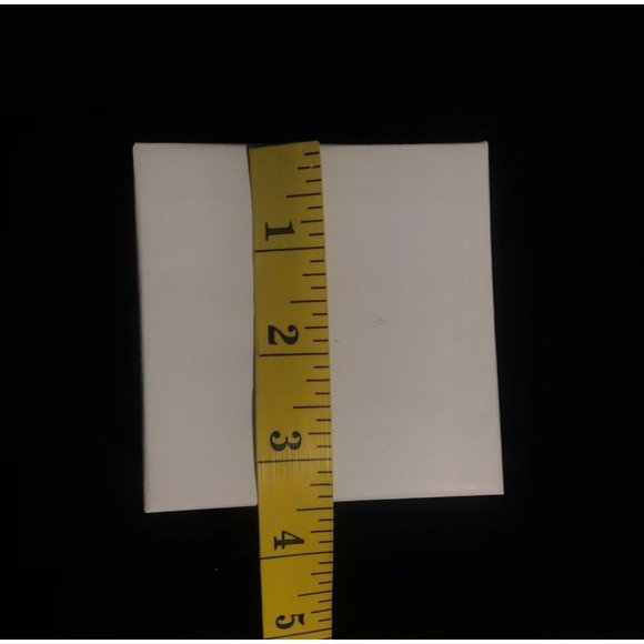 Lord & Taylor Empty Gift Box Cardboard White 3.5" x 3.5" x 1.5" - Picture 2 of 12